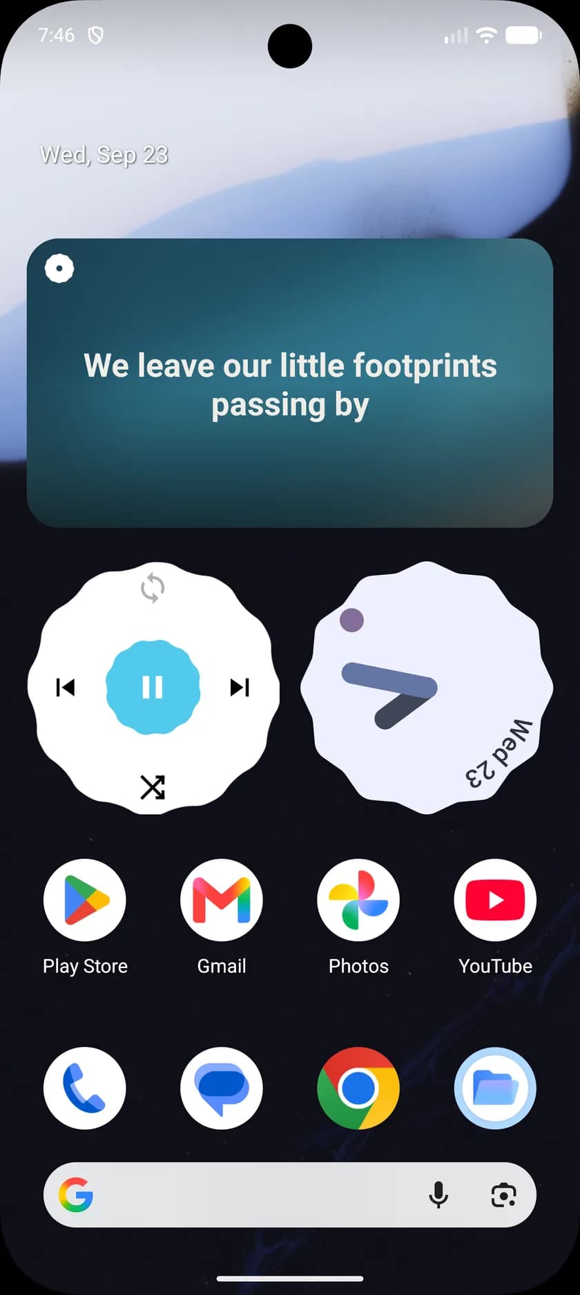 kleos music app interface, screenshot 5